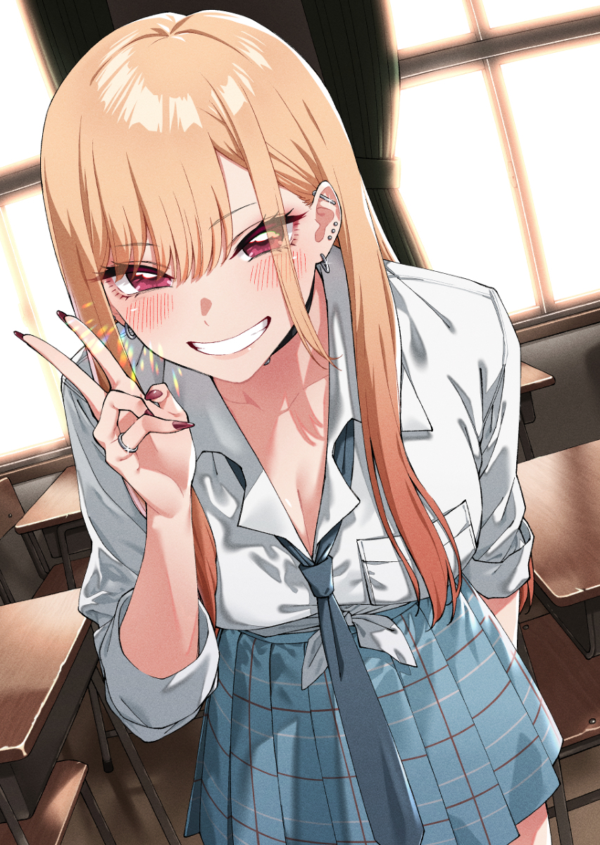 This is a pixiv picture whose title is 喜多川海夢.