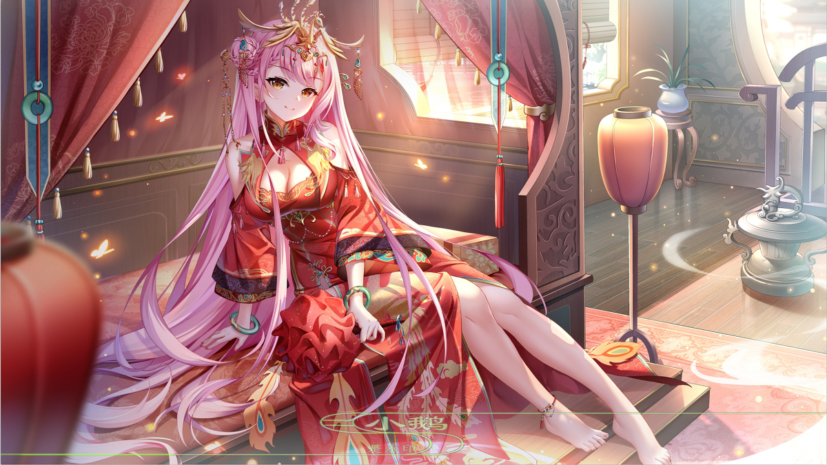 This is a pixiv picture whose title is 国风 花嫁.