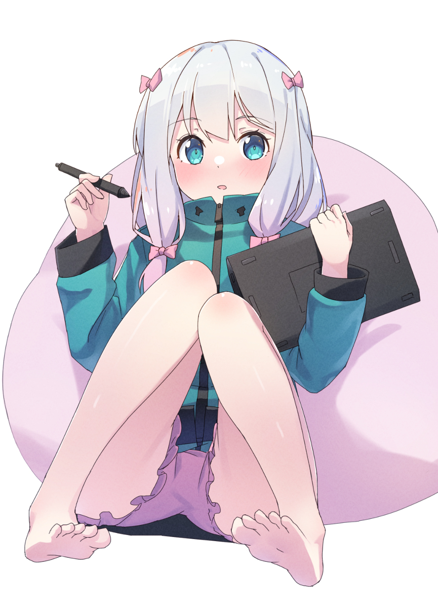 This is a pixiv picture whose title is エロマンガ先生 和泉紗霧.