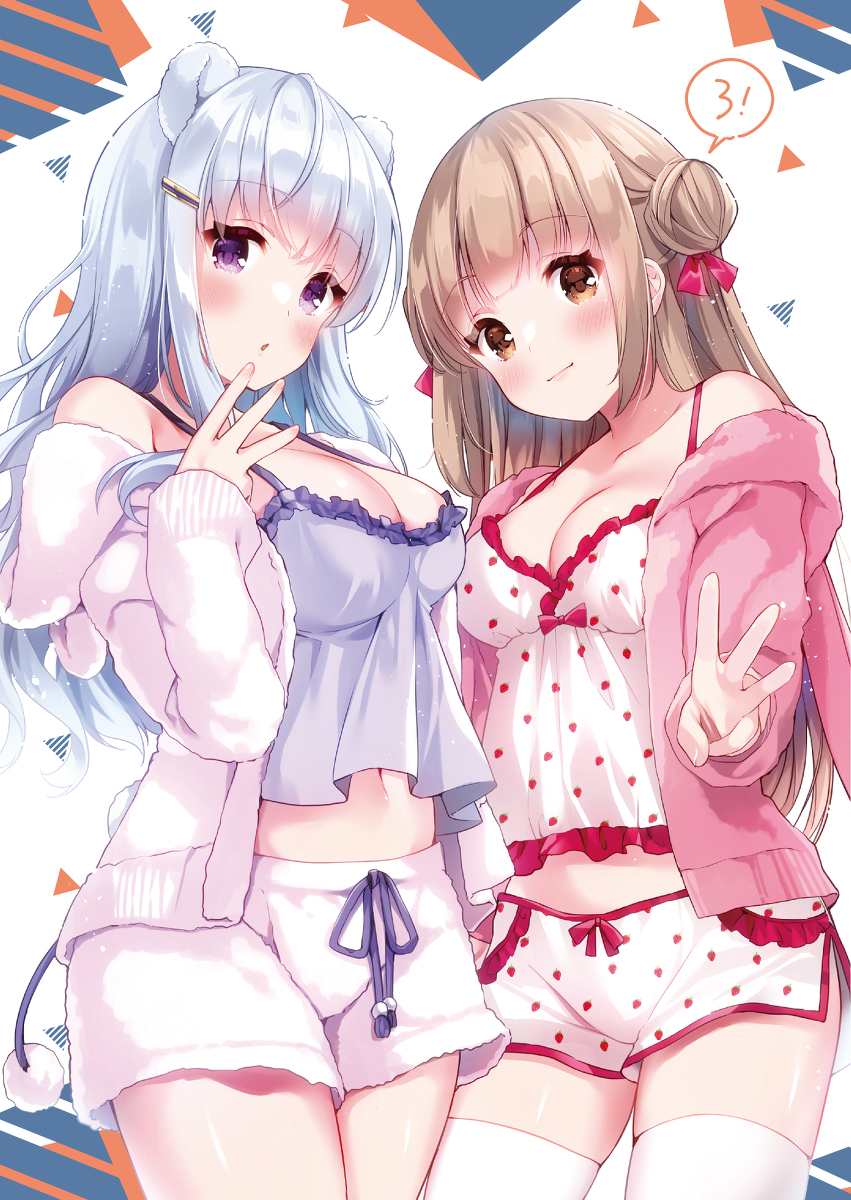 This is a pixiv picture whose title is ３！.