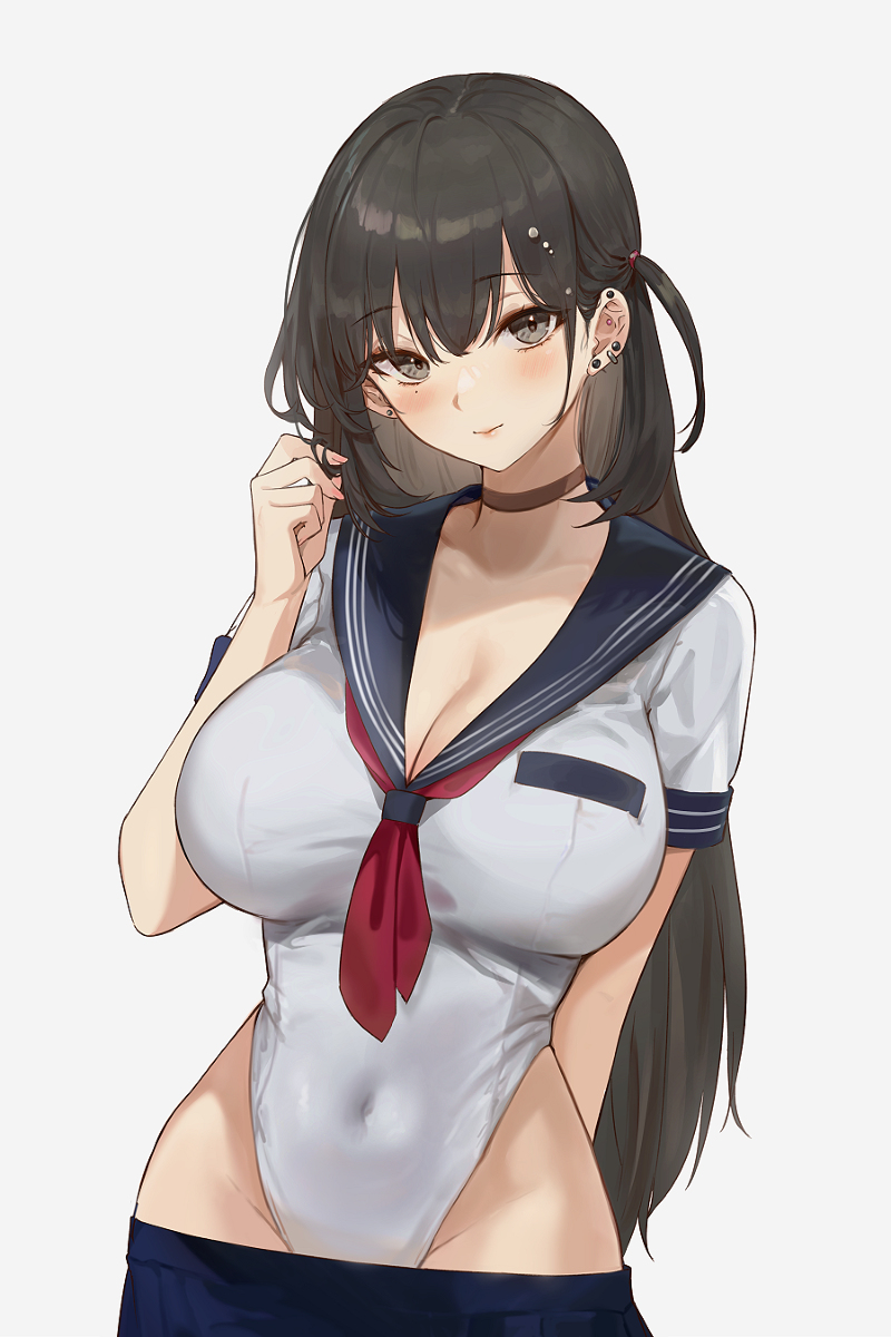 This is a pixiv picture whose title is OC.