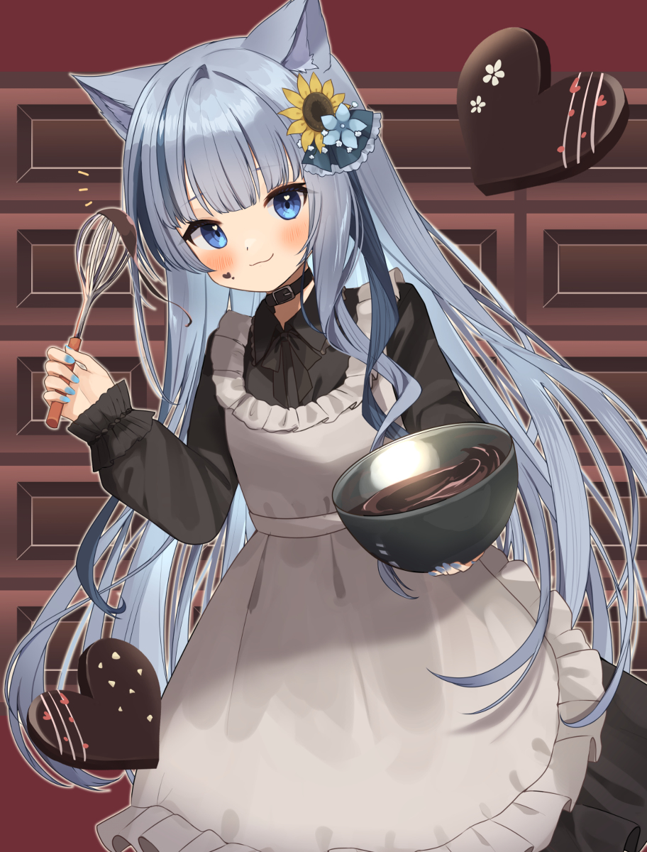 This is a pixiv picture whose title is 💙.