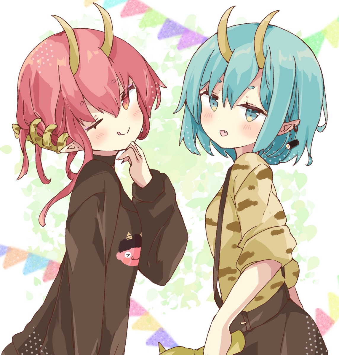 This is a pixiv picture whose title is 👹.