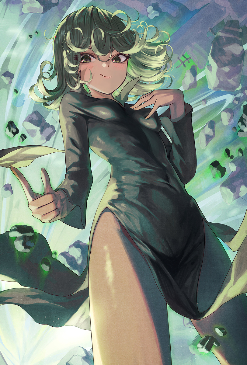 This is a pixiv picture whose title is 61日目、タツマキ.