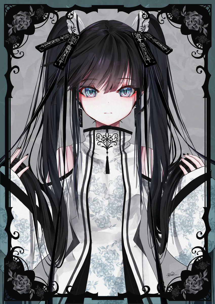 This is a pixiv picture whose title is 白鶴娘々.