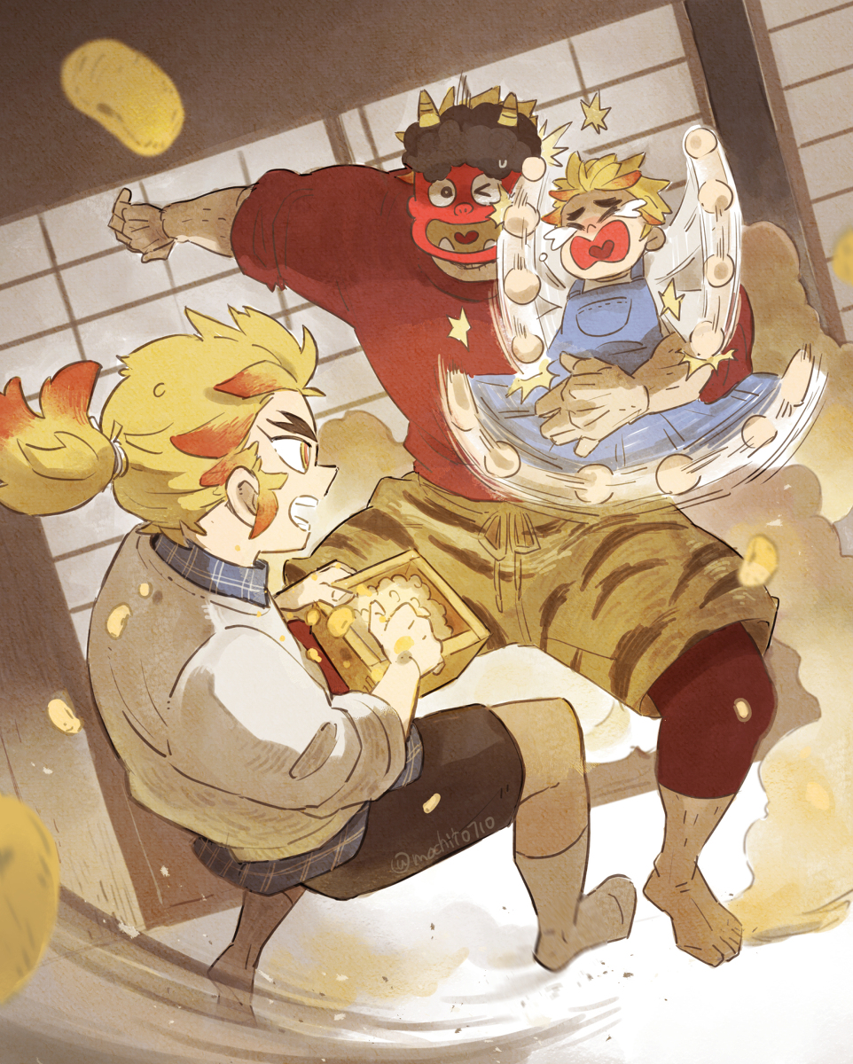 This is a pixiv picture whose title is 煉獄家色々４.