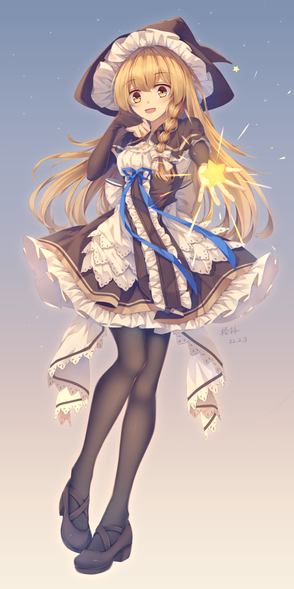 This is a pixiv picture whose title is 魔理沙.