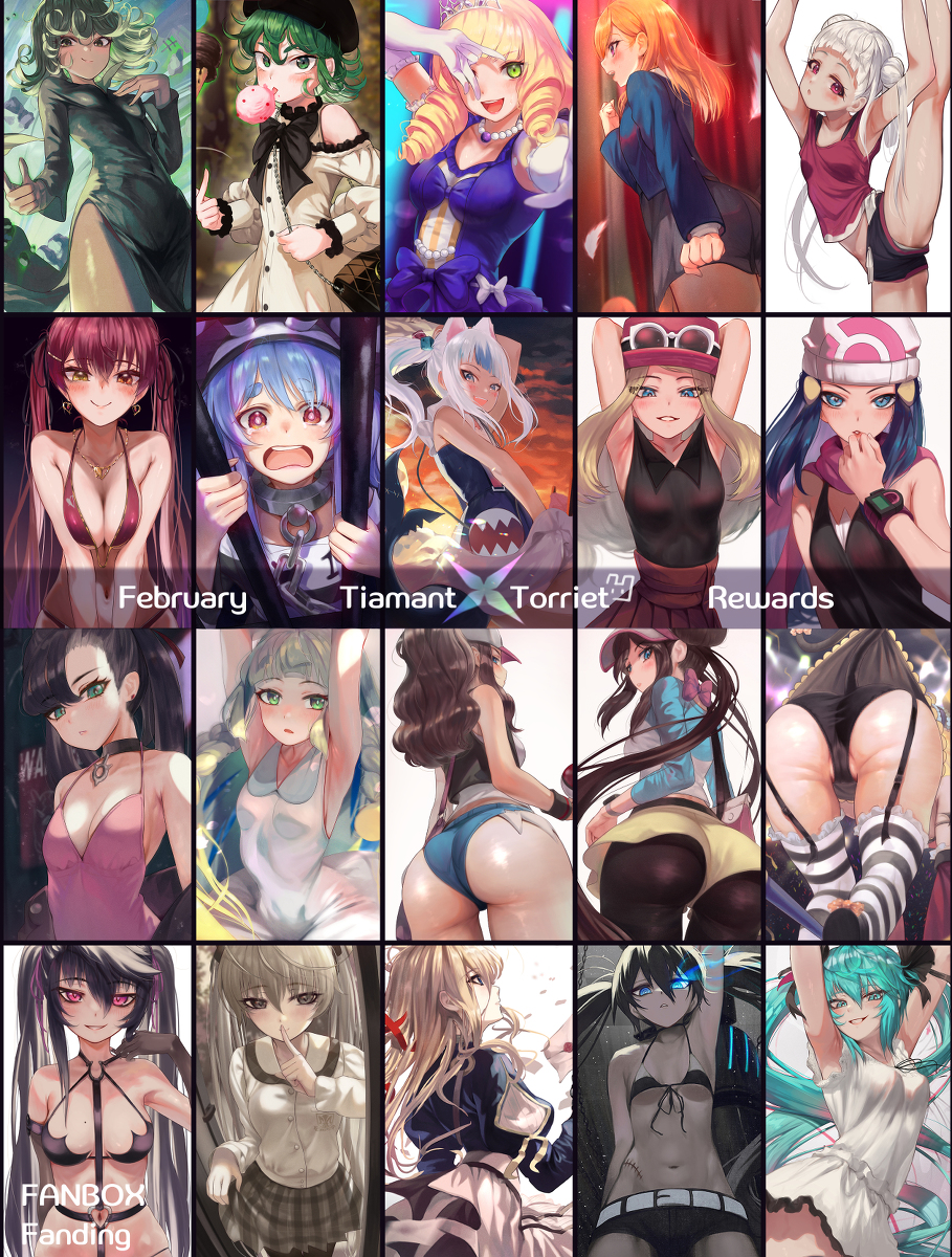 This is a pixiv picture whose title is 【100日挑戦S2】 061S2 ~ 080S2.