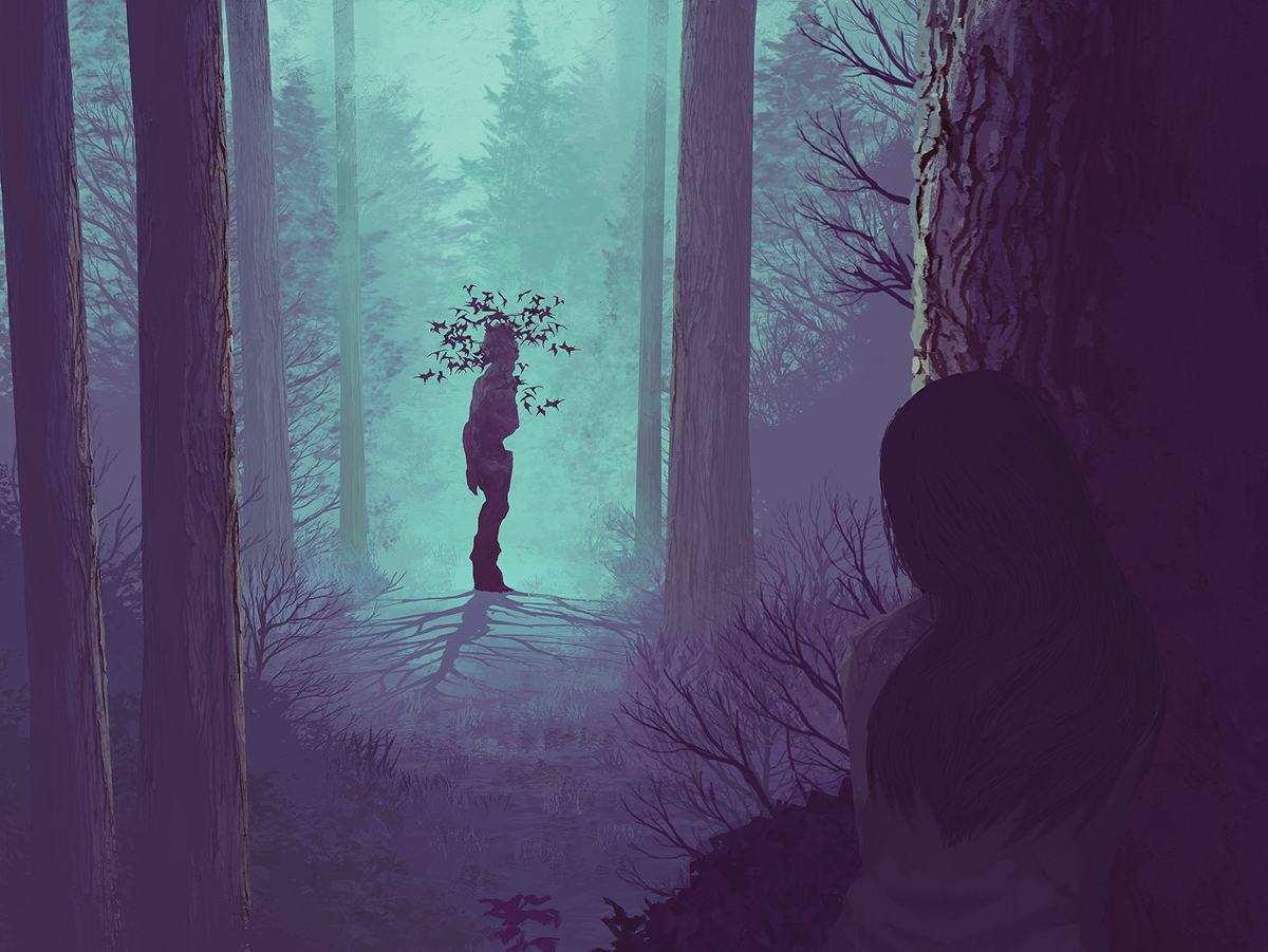 This is a pixiv picture whose title is イン トゥ ザ ツリーズ.