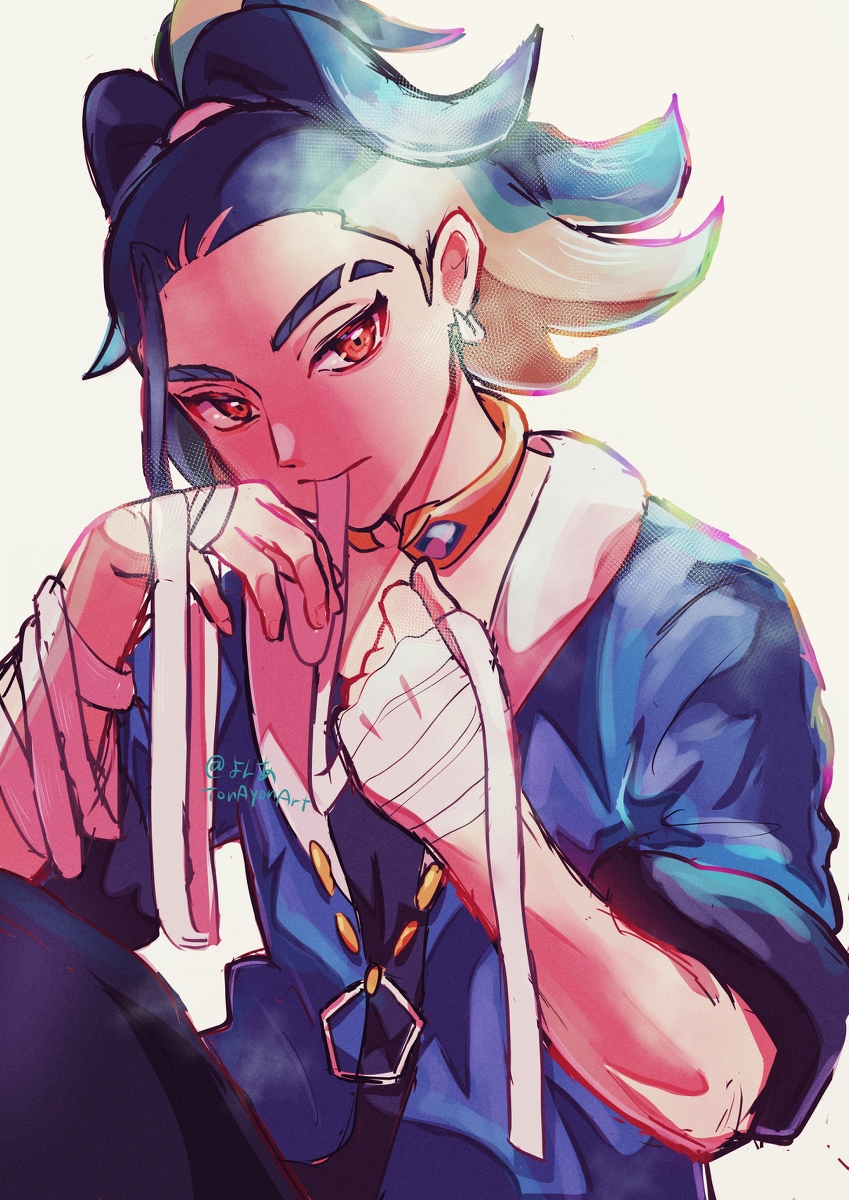 This is a pixiv picture whose title is ヒスイの色男.