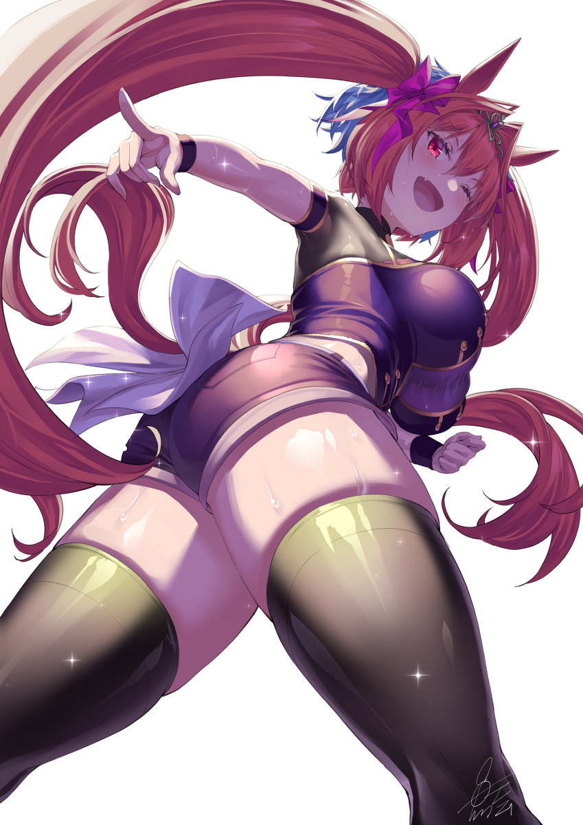 This is a pixiv picture whose title is ダイワスカーレット.