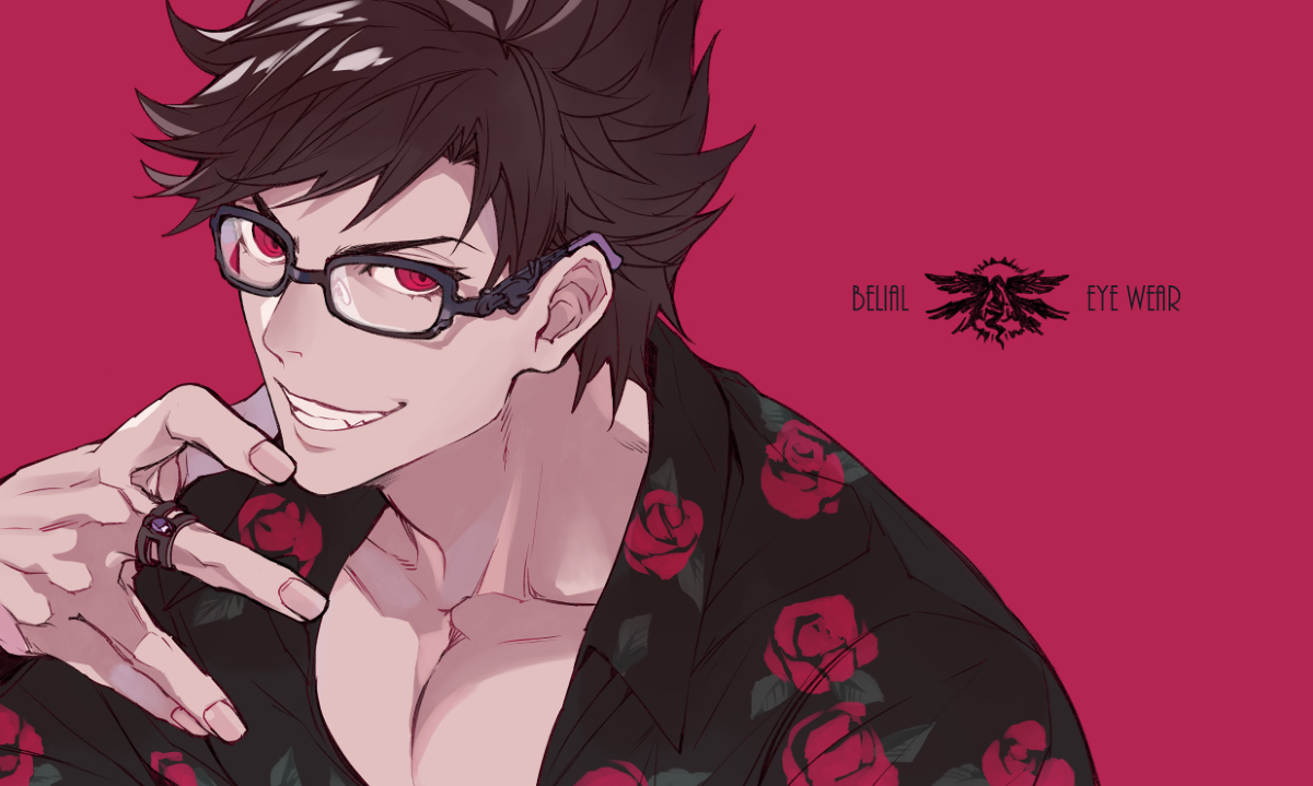 This is a pixiv picture whose title is 👓😈.