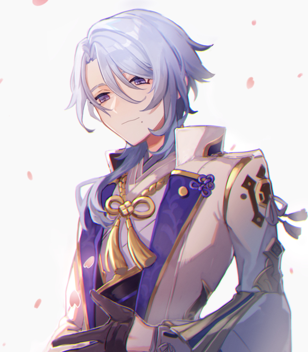This is a pixiv picture whose title is 神里綾人.