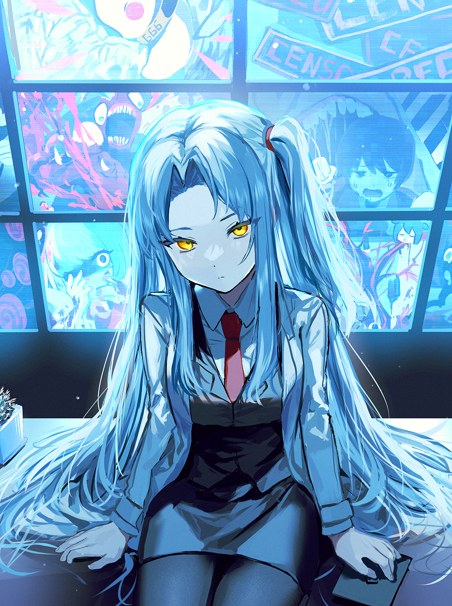 This is a pixiv picture whose title is Lobotomy Corporation.