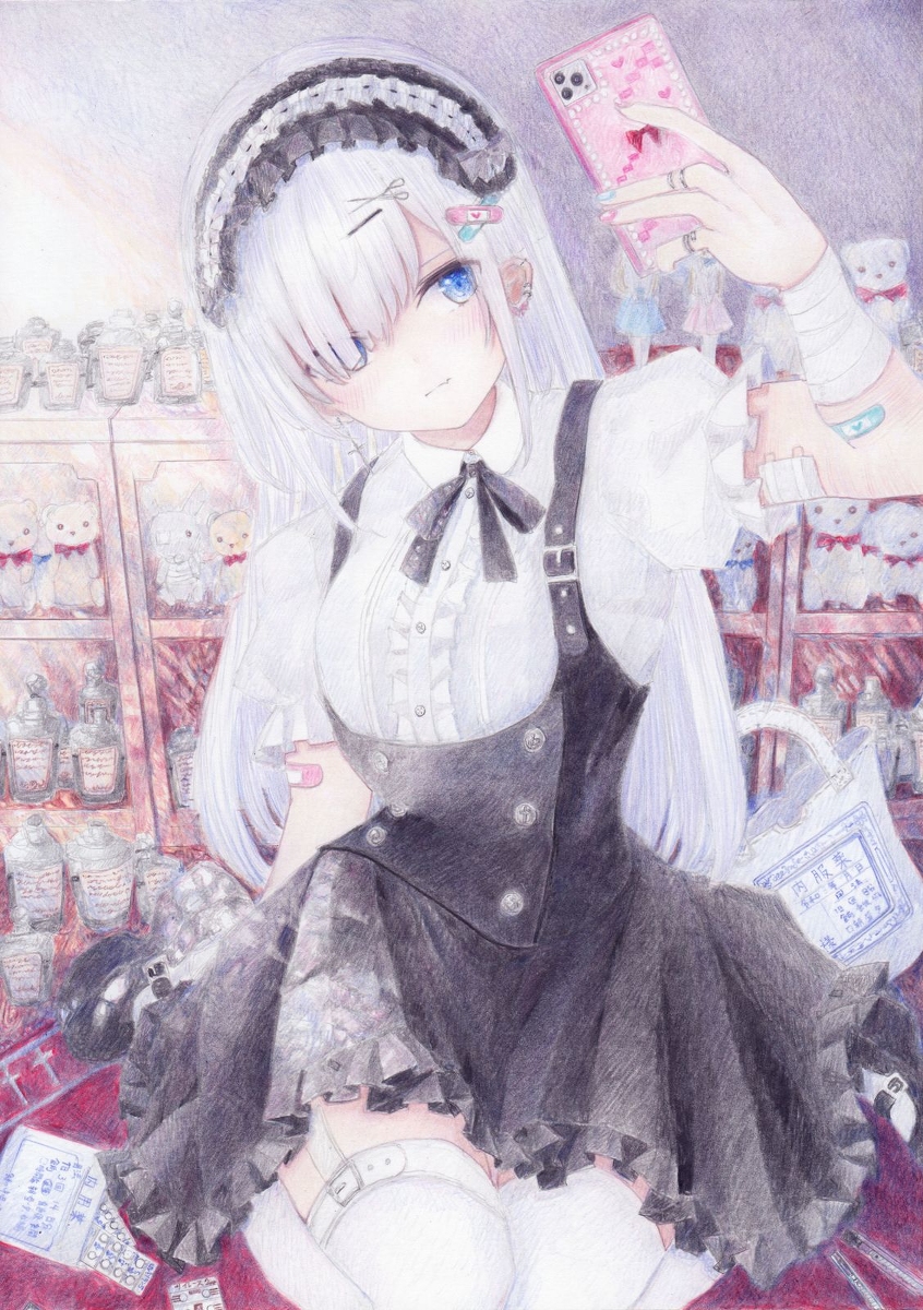 This is a pixiv picture whose title is 病み付き.