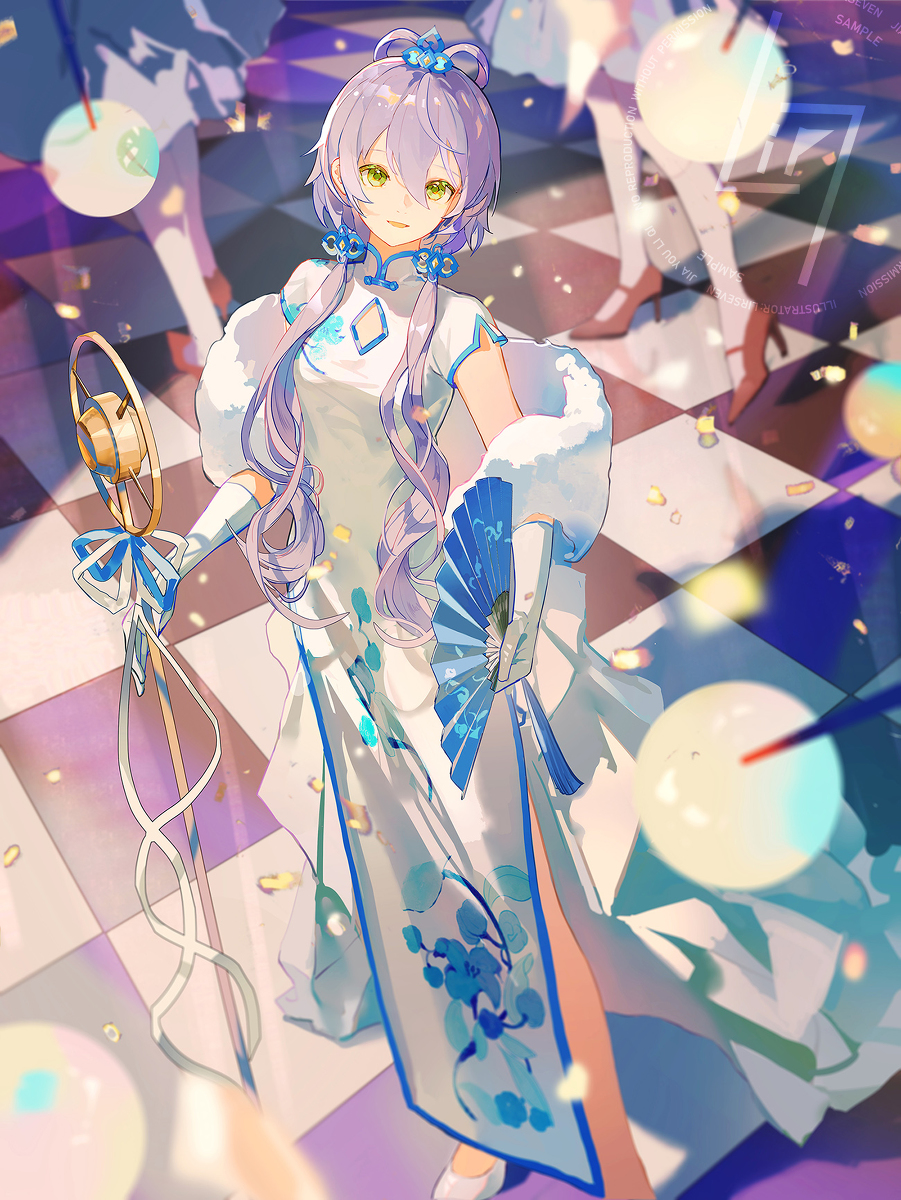 This is a pixiv picture whose title is 天依.