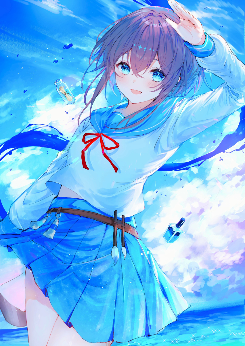 This is a pixiv picture whose title is 彩.