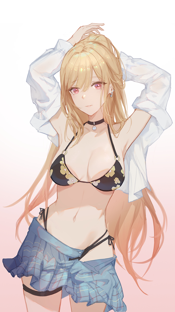 This is a pixiv picture whose title is Marin Kitagawa.