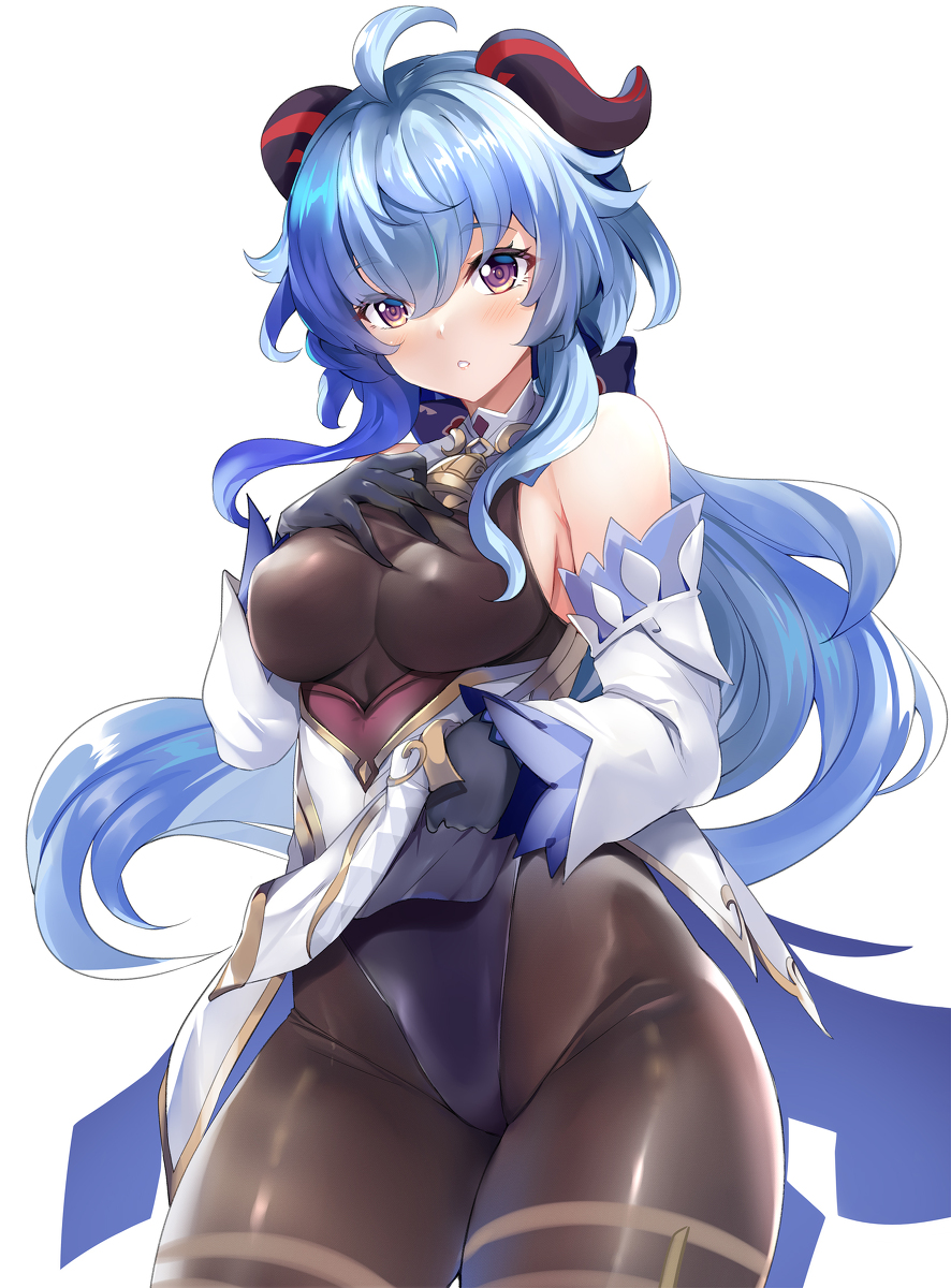 This is a pixiv picture whose title is 甘雨.