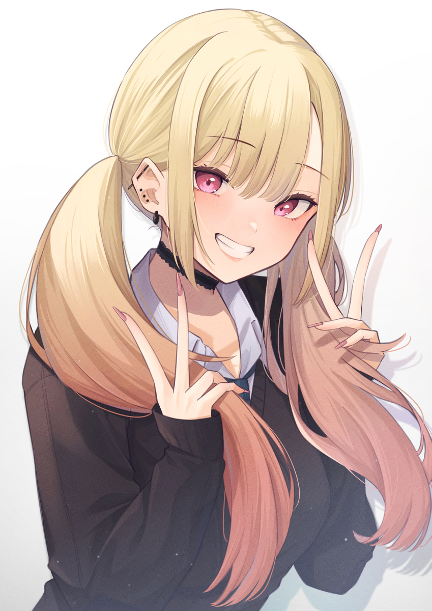 This is a pixiv picture whose title is 喜多川海夢.
