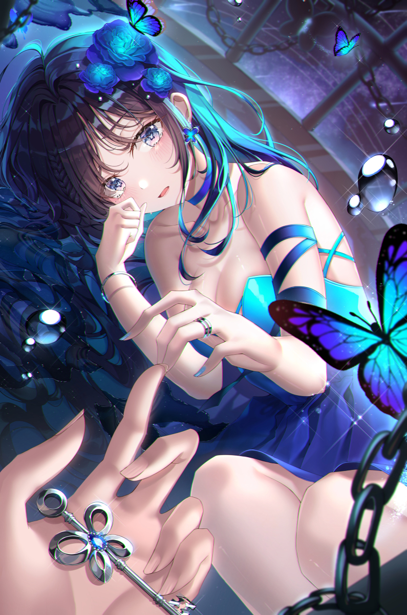 This is a pixiv picture whose title is Butterfly.