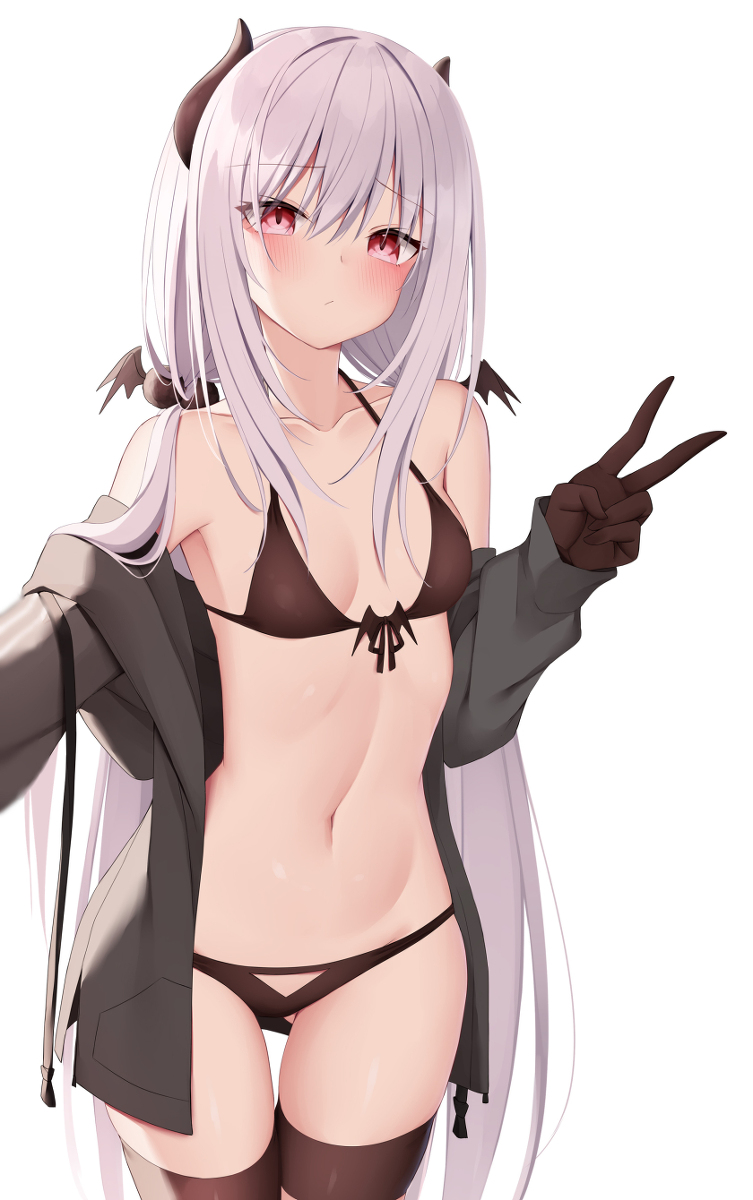 This is a pixiv picture whose title is 睡魔ちゃんの誘惑③.