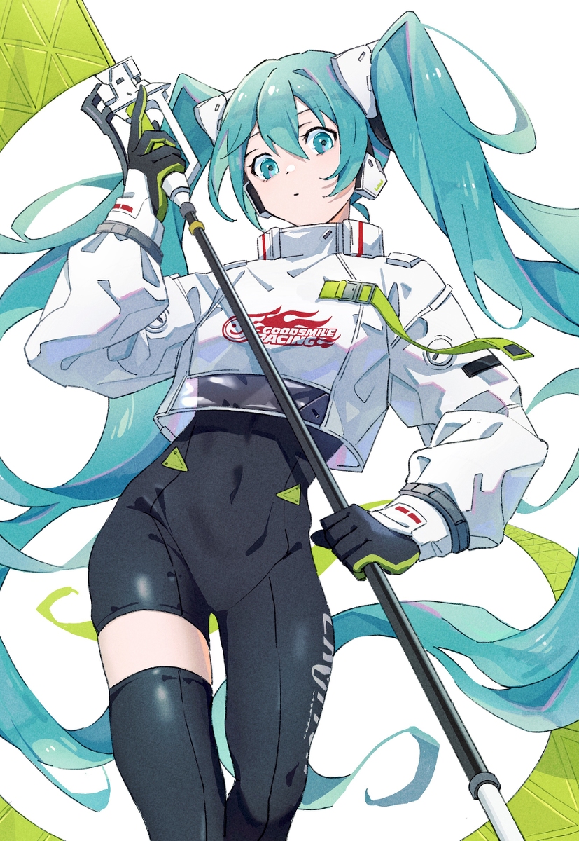 This is a pixiv picture whose title is レーシングミク2022.