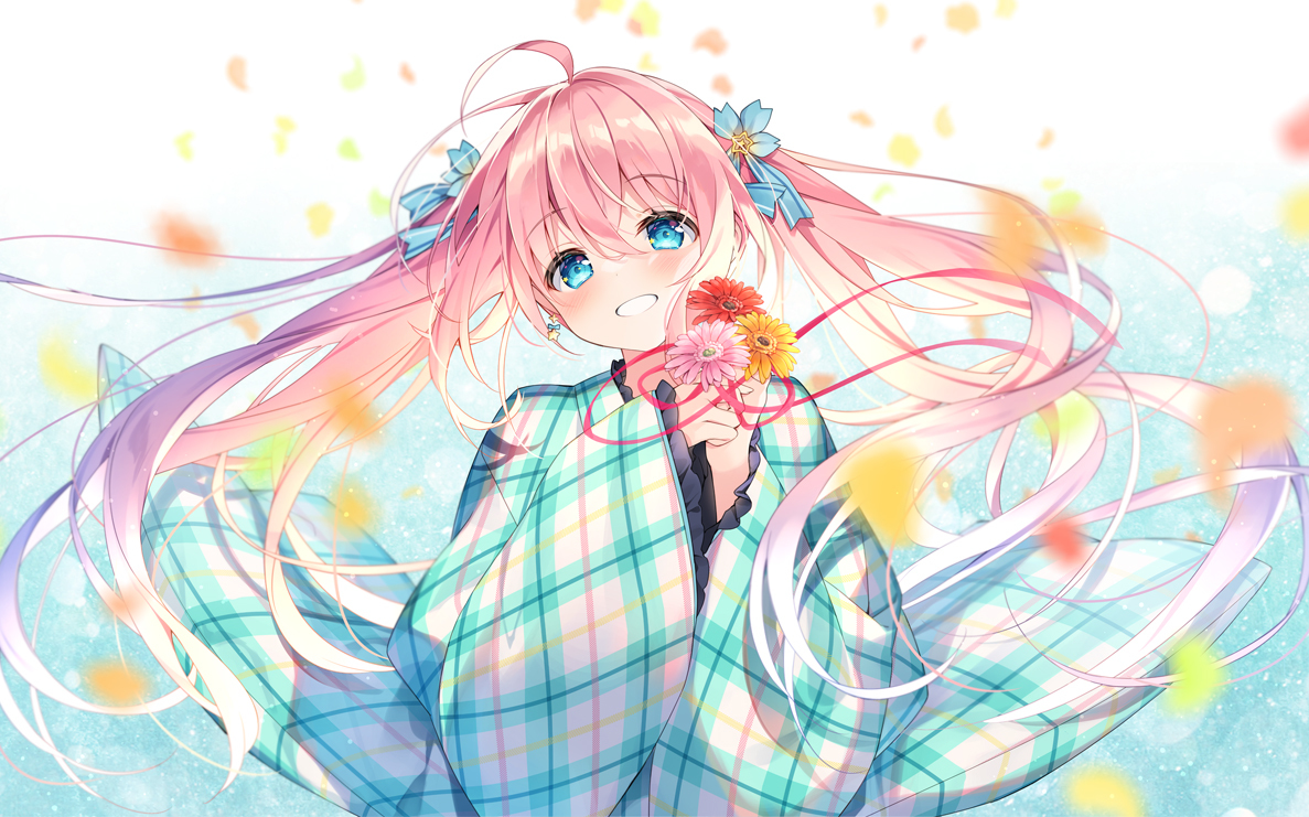 This is a pixiv picture whose title is 君の笑顔が希望となる.