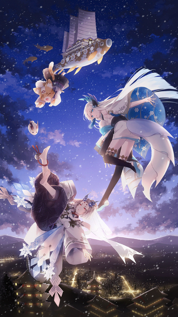 This is a pixiv picture whose title is ･ﾟ❄。ﾟ。❄ﾟ・.