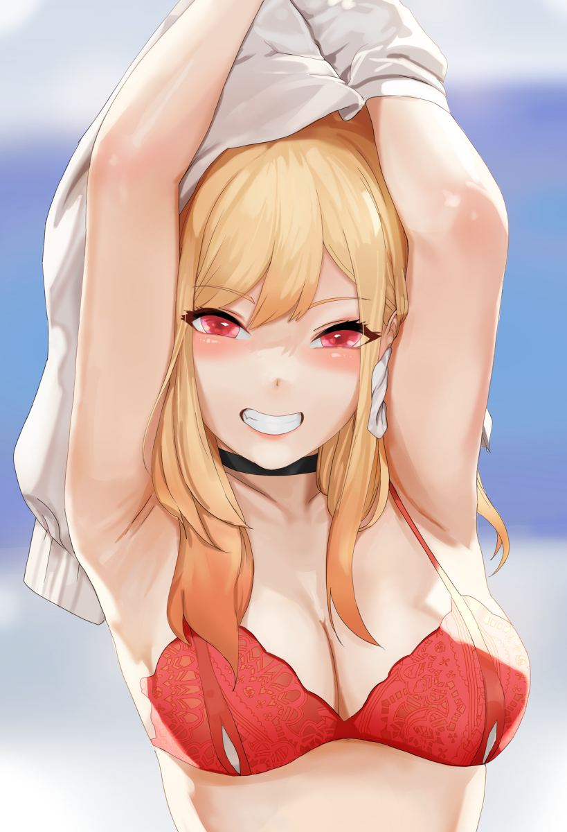 This is a pixiv picture whose title is 喜多川海夢.