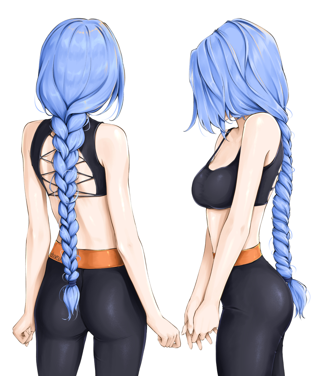 This is a pixiv picture whose title is Braids.
