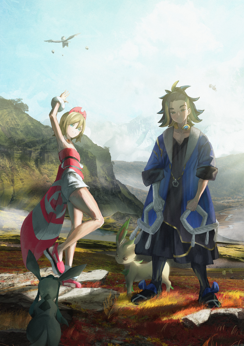 This is a pixiv picture whose title is 旅路の果ての旅.
