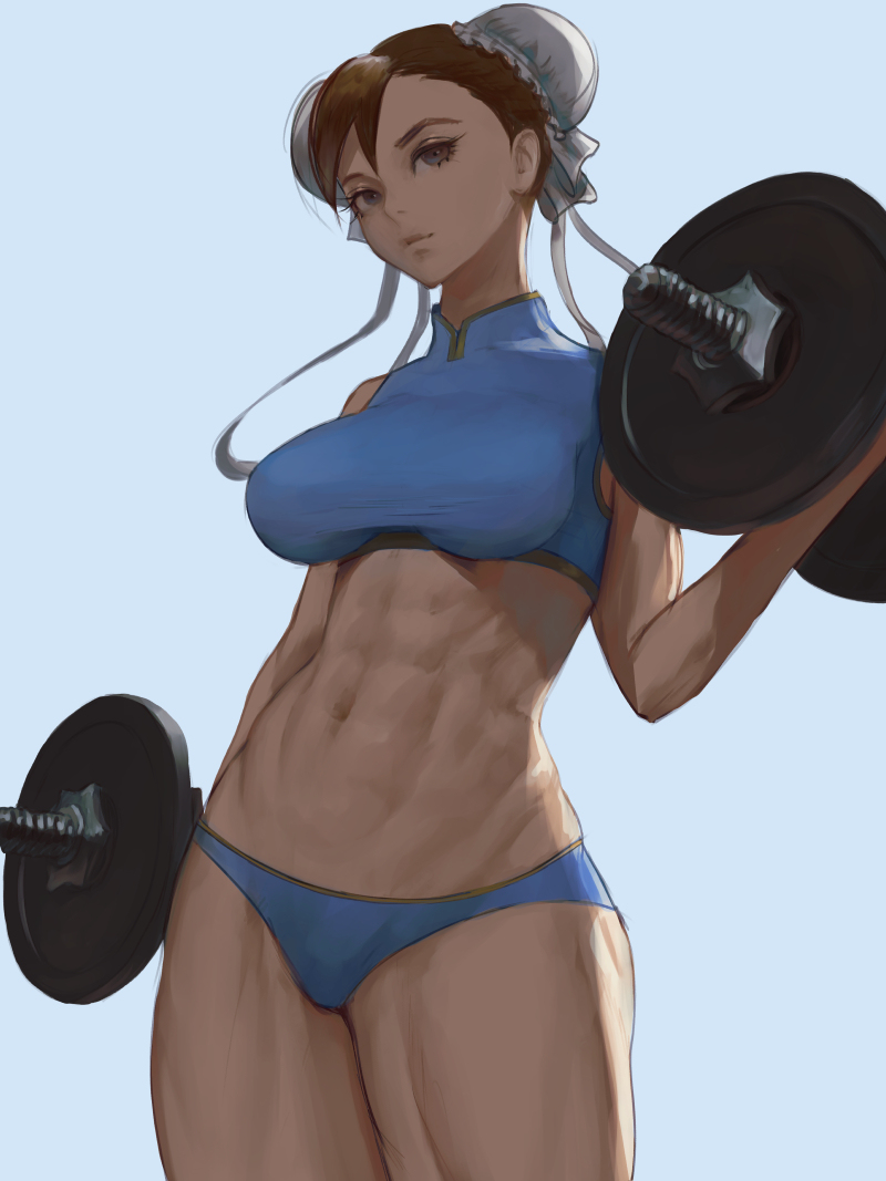 This is a pixiv picture whose title is Chun-Li.