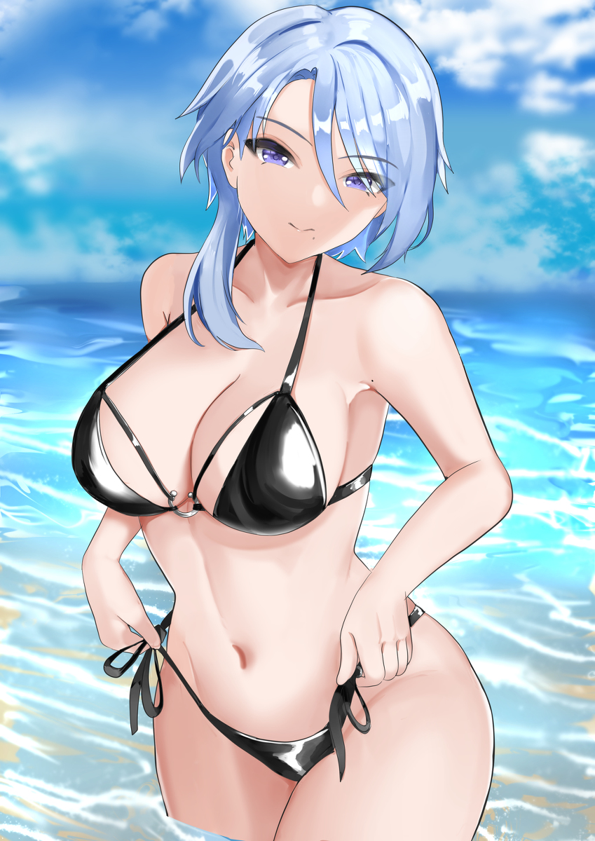 This is a pixiv picture whose title is Mama Ayato (Swimsuit).