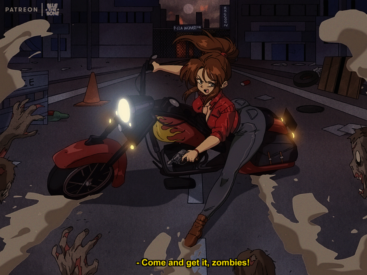 This is a pixiv picture whose title is [RETRO] Claire Redfield [RE].