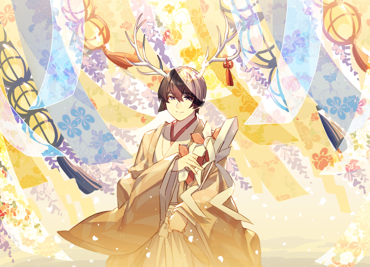 This is a pixiv picture whose title is 祭.