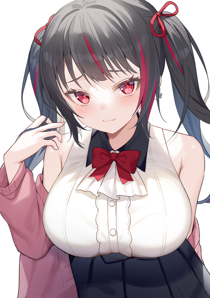 This is a pixiv picture whose title is 上目遣い.