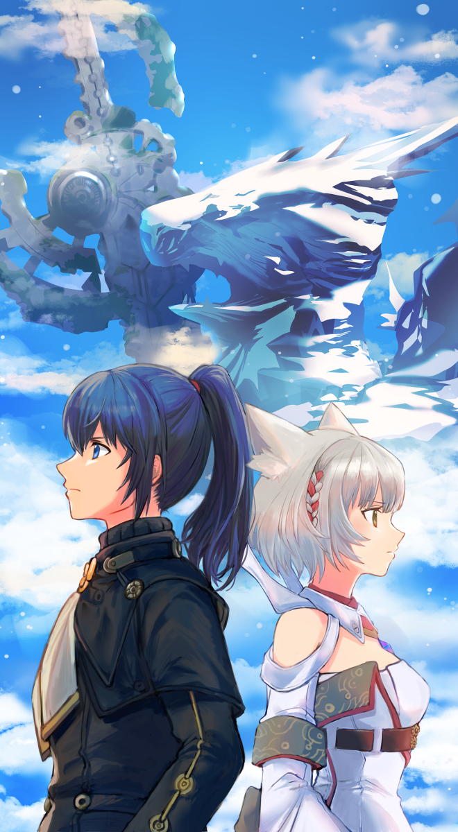 This is a pixiv picture whose title is Xenoblade3.