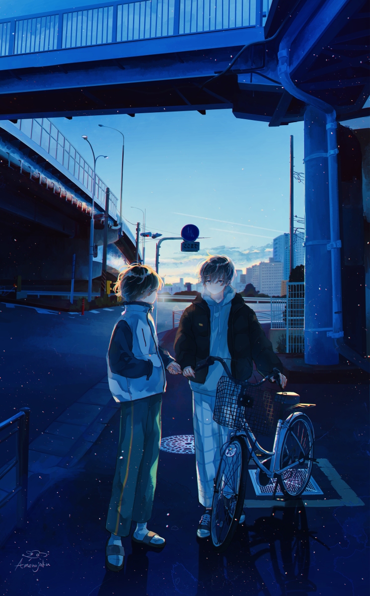 This is a pixiv picture whose title is 気づかないふり.