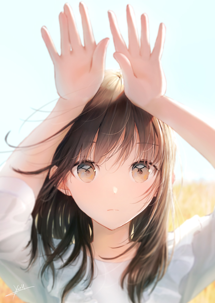 This is a pixiv picture whose title is ぴょん….