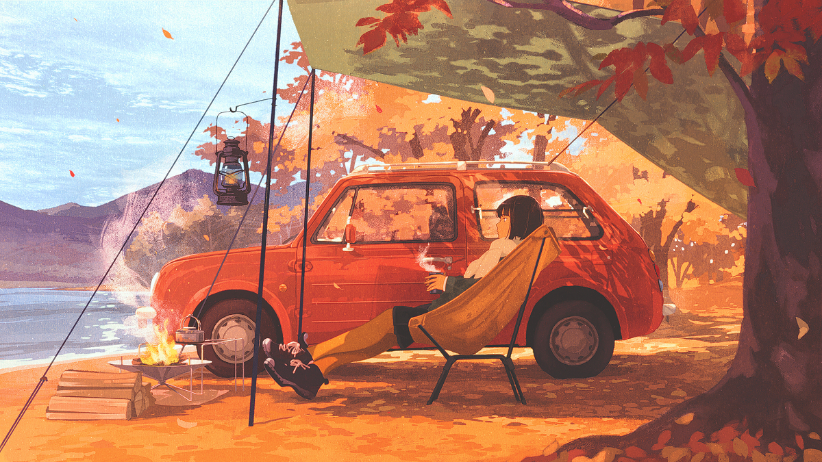 This is a pixiv picture whose title is 君と染まる時間.