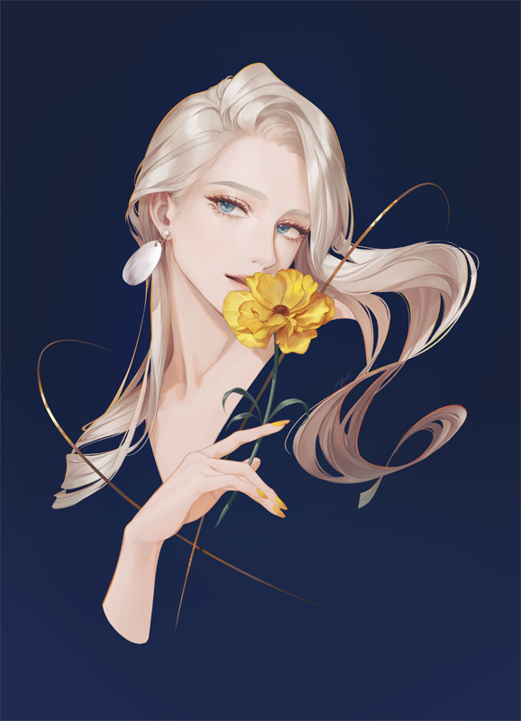 This is a pixiv picture whose title is Ranunculus satyros.