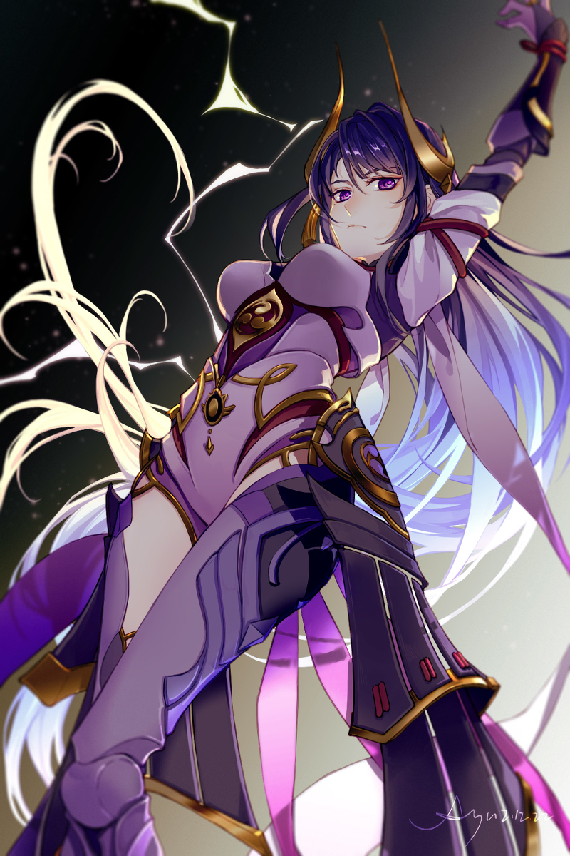 This is a pixiv picture whose title is 雷电将军2.