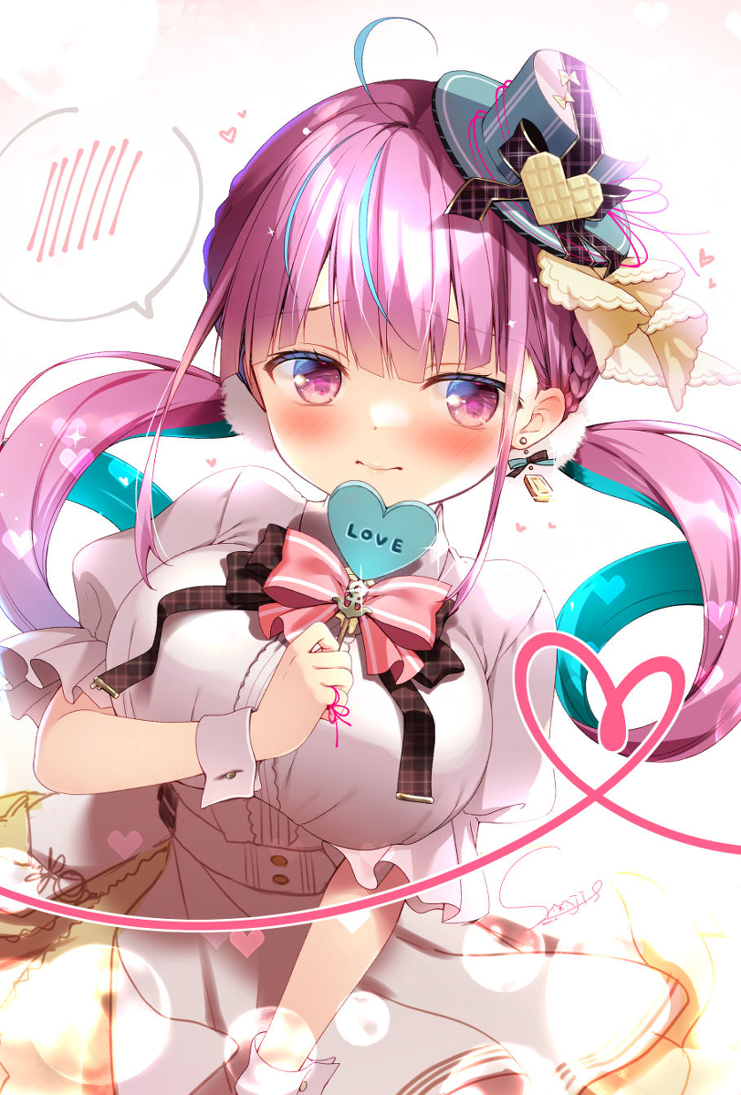 This is a pixiv picture whose title is 「そんなに見ないでっ」.
