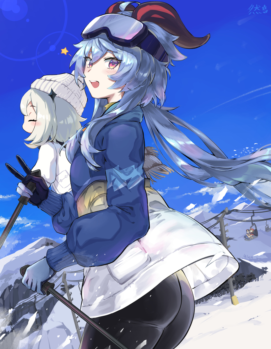 This is a pixiv picture whose title is 氷雪を巡る音.