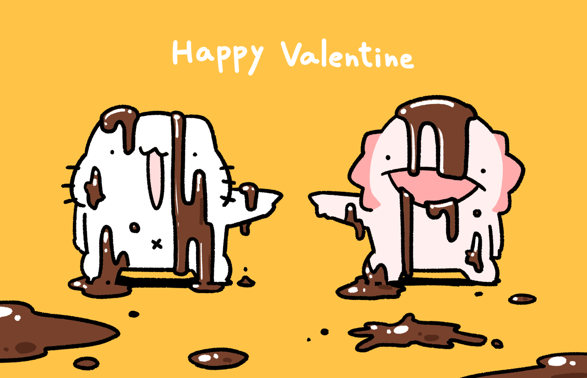 This is a pixiv picture whose title is Happy Valentine.