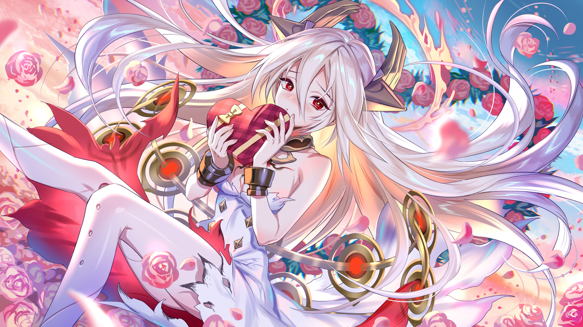 This is a pixiv picture whose title is 愛の重さ.