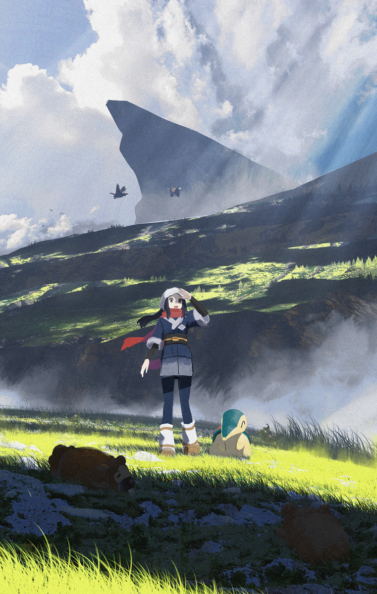 This is a pixiv picture whose title is 黒曜の原野.