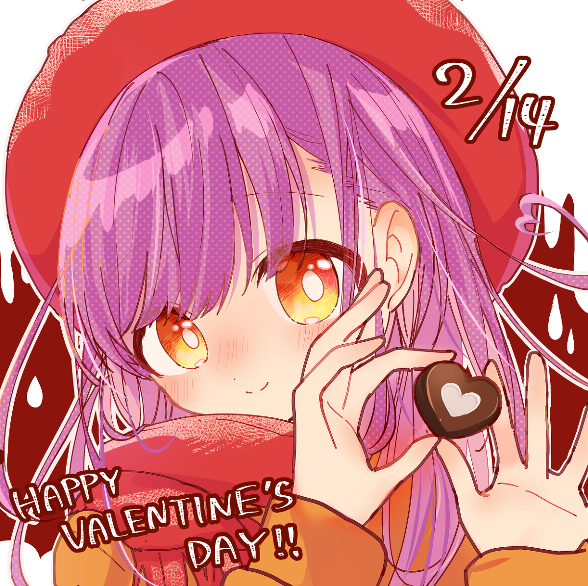 This is a pixiv picture whose title is ハッピーバレンタインでした！.