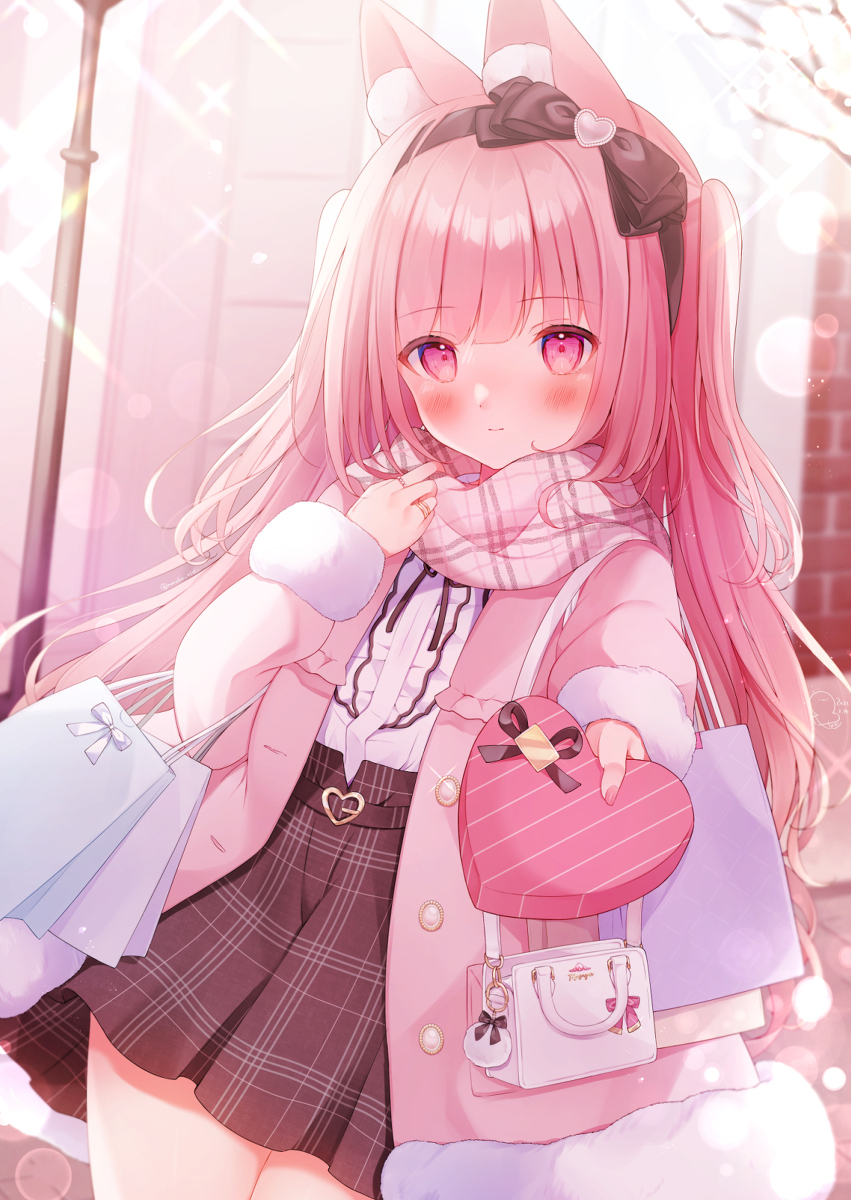 This is a pixiv picture whose title is 「これは今日付き合ってくれたお礼…！」.